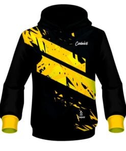 CoolWick Elite Black Yellow Dual Hoodie