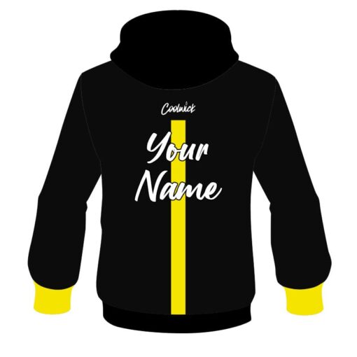 CoolWick Elite Black Yellow Tour Hoodie - Image 2