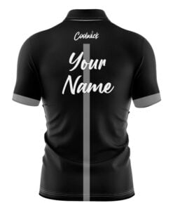 Alternative view of CoolWick Elite Black Grey Tour Sash Zip Jersey