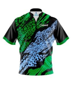 CoolWick Elite Green Columbia Tiger Sash Zip Jersey