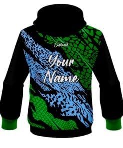 Alternative view of CoolWick Elite Green Columbia Tiger Hoodie