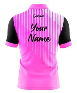 Alternative view of CoolWick Elite Bright Pink Quartet Sash Zip Jersey