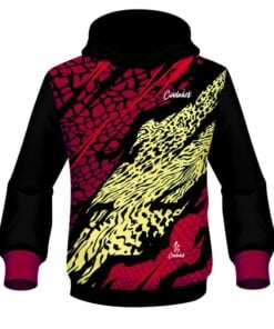 CoolWick Elite Red Yellow Tiger Hoodie