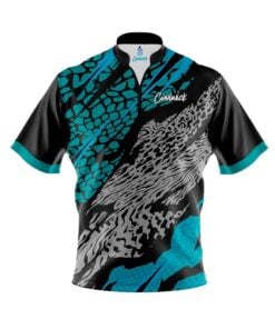 CoolWick Elite Sea Grey Tiger Sash Zip Jersey