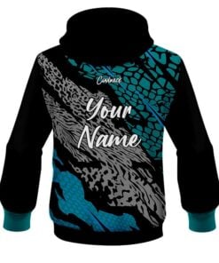 Alternative view of CoolWick Elite Sea Grey Tiger Hoodie