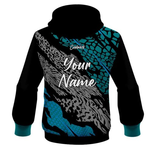 CoolWick Elite Sea Grey Tiger Hoodie - Image 2