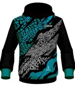 CoolWick Elite Sea Grey Tiger Hoodie