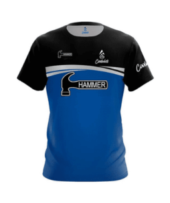 Hammer Kristina Cox Blue Silver CoolWick Bowling Jersey