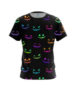 Neon Jack O Lantern CoolWick Bowling Jersey