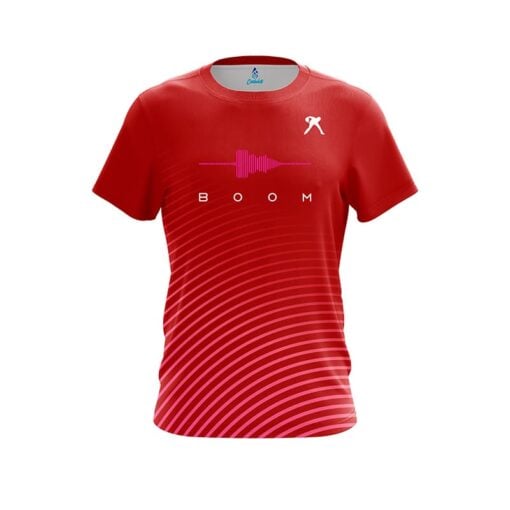 Red Pink Belmo Boom CoolWick Jersey