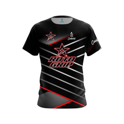 Roto Grip Kristina Cox Silver Red Stripes CoolWick Bowling Jersey