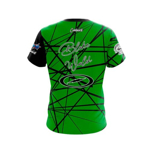 Storm Blake Walsh Green Distracted CoolWick Bowling Jersey - Image 2