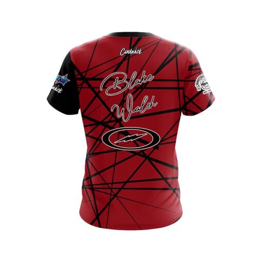 Storm Blake Walsh Red Distracted CoolWick Bowling Jersey - Image 2