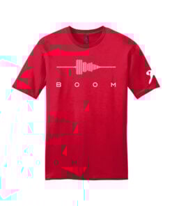 Red White Belmo Boom T-Shirt