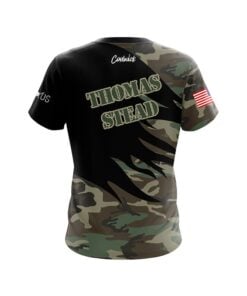 Alternative view of Roto Grip Thomas Stead Always in Service BDU CoolWick Bowling Jersey