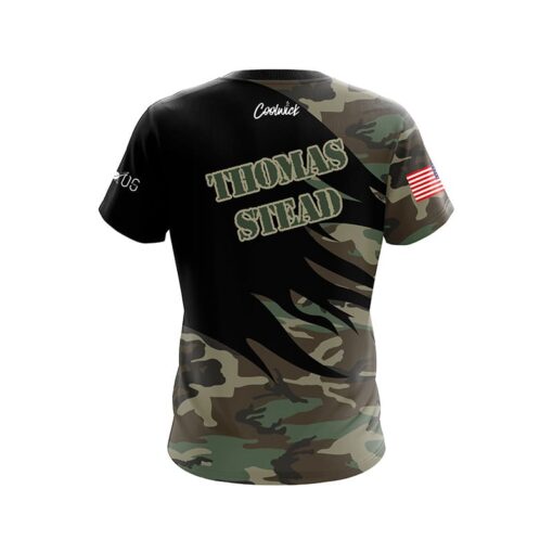 Roto Grip Thomas Stead Always in Service BDU CoolWick Bowling Jersey - Image 2