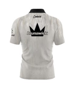 Alternative view of Brunswick Ivory Rhino Pro Fast Track CoolWick Bowling Jersey