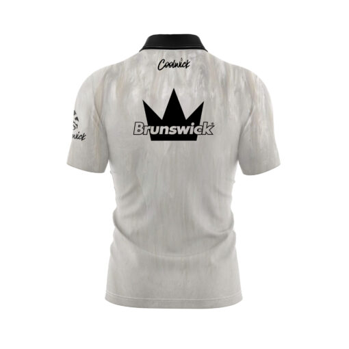 Brunswick Ivory Rhino Pro Fast Track CoolWick Bowling Jersey - Image 2