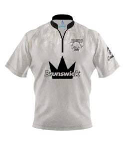 Brunswick Ivory Rhino Pro Fast Track CoolWick Bowling Jersey