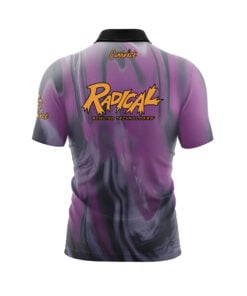 Alternative view of Radical Zig Zag Solid Fast Track CoolWick Bowling Jersey