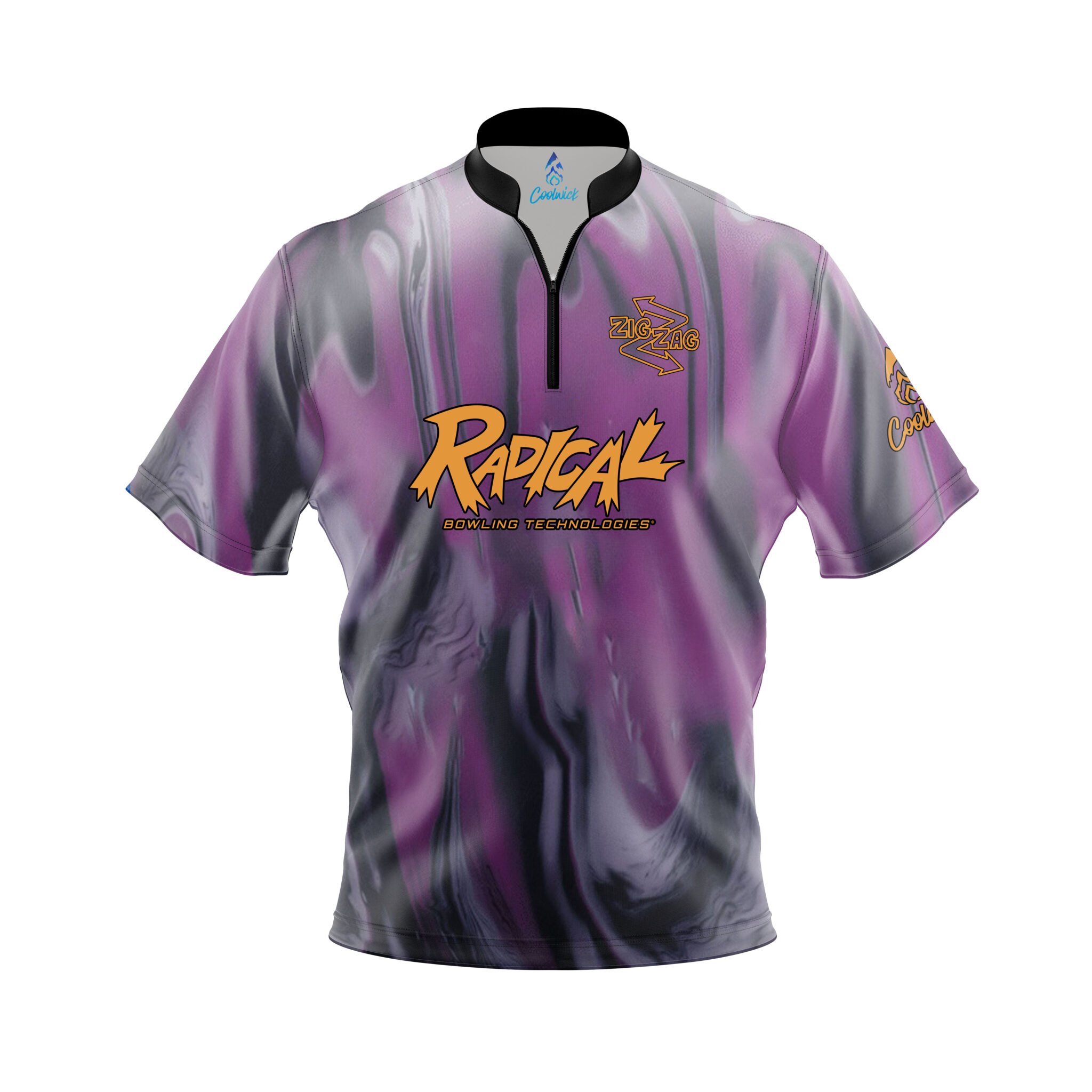 Radical Zig Zag Solid Fast Track CoolWick Bowling Jersey
