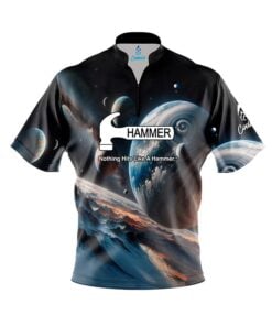 Hammer Artificial Quick Ship CoolWick Sash Zip Bowling Jersey