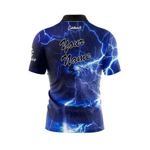 Electrical Lightning Fast Track CoolWick Bowling Jersey - Image 3