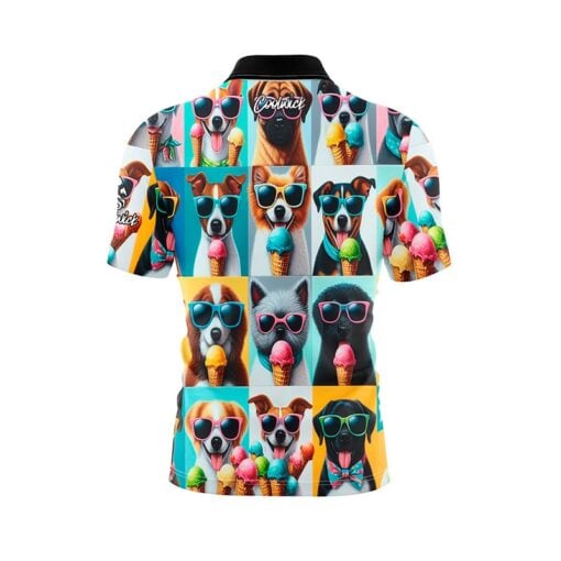 Summer Dogs Fast Track CoolWick Bowling Jersey - Image 2
