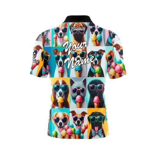 Summer Dogs Fast Track CoolWick Bowling Jersey - Image 3