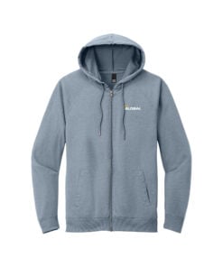 900 Global District Featherweight Full Zip Bowling Hoodie
