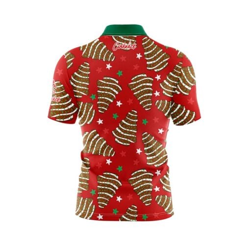 Chocolate Mini Deborah Trees Fast Track CoolWick Bowling Jersey - Image 2
