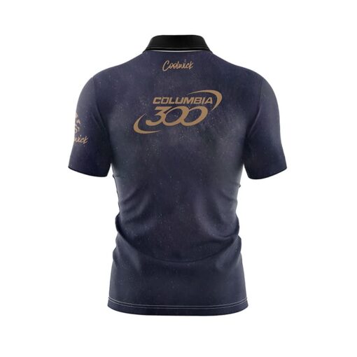 Columbia 300 Ricochet Pearl Fast Track CoolWick Bowling Jersey - Image 2