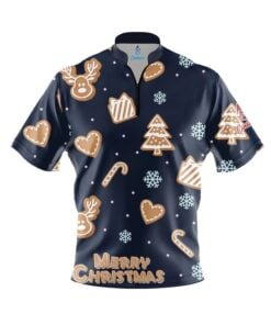 Christmas Cookies Fast Track CoolWick Bowling Jersey