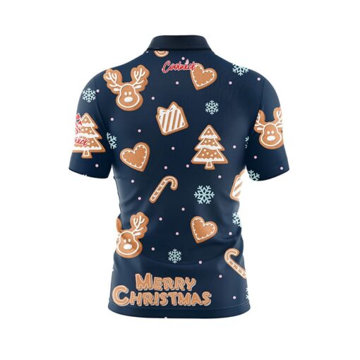 Christmas Cookies Fast Track CoolWick Bowling Jersey - Image 2
