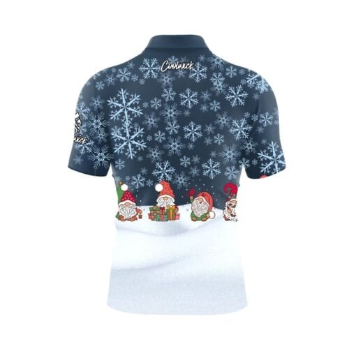 Have a Gnomey Christmas Fast Track CoolWick Bowling Jersey - Image 2