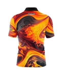 Alternative view of Melting Volcano Fast Track CoolWick Bowling Jersey
