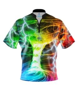 Electrical Tornado Rainbow Fast Track CoolWick Bowling Jersey
