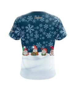 Alternative view of Have a Gnomey Christmas CoolWick Bowling Jersey