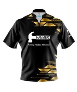Hammer Luxury Strikes Quick Ship CoolWick Sash Zip Bowling Jersey