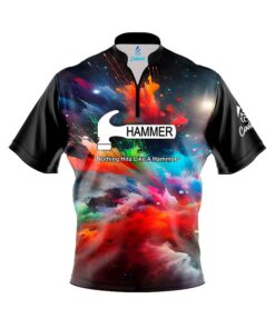 Hammer Splatterverse Quick Ship CoolWick Sash Zip Bowling Jersey