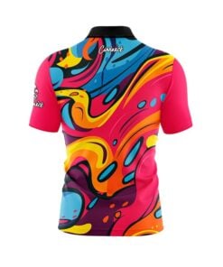 Alternative view of Paint Bubbles Fast Track CoolWick Bowling Jersey