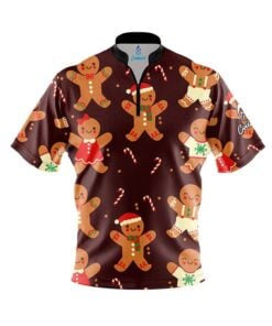 Gingerbread Man Fast Track CoolWick Bowling Jersey