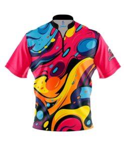 Paint Bubbles Fast Track CoolWick Bowling Jersey