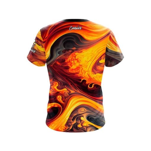 Melting Volcano CoolWick Bowling Jersey - Image 2