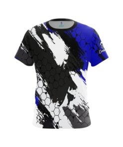 Blue Hexagram CoolWick Bowling Jersey
