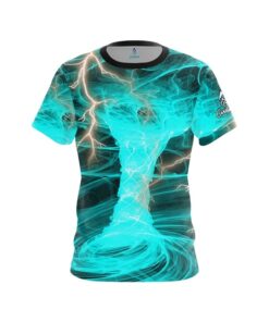 Electrical Tornado Teal CoolWick Bowling Jersey