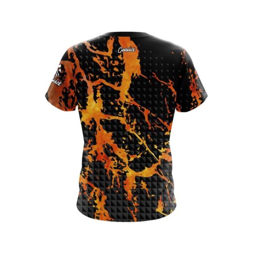 Flame Geometric Graffiti CoolWick Bowling Jersey - Image 2