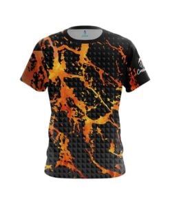 Flame Geometric Graffiti CoolWick Bowling Jersey