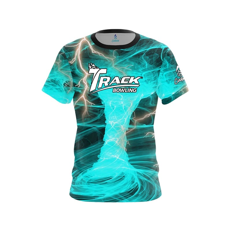 Electrical Tornado Teal CoolWick Bowling Jersey - CoolWick Bowling