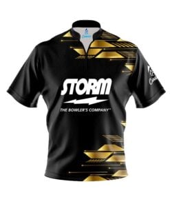 Storm Luxury Strikes Quick Ship CoolWick Sash Zip Bowling Jersey